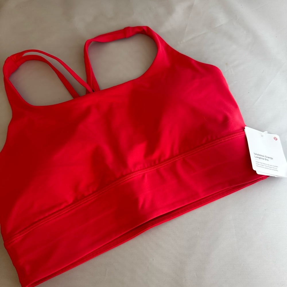Lululemon Energy Longline Bra SIZE 10, Medium Support for B-D Cups NWT